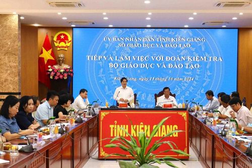 Bộ GD&ĐT kiểm tra công tác triển khai nhiệm vụ đầu năm học mới tại Kiên Giang