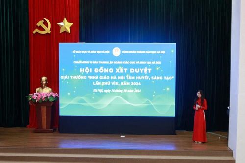 Chung khảo Giải thưởng Nhà giáo Hà Nội tâm huyết, sáng tạo lần thứ 8