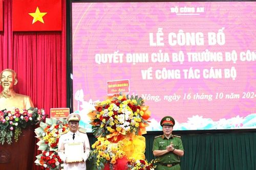 Công an tỉnh Đắk Nông có tân Giám đốc