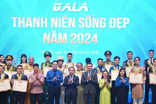 Vinh danh 20 gương thanh niên tiêu biểu năm 2024