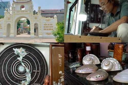Vẻ đẹp Khảm trai từ làng nghề Chuôn Ngọ