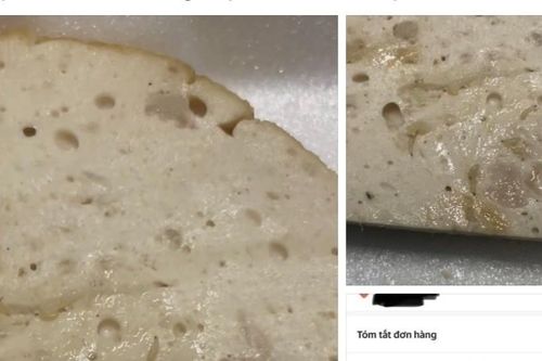 Nữ thực khách ở Đà Nẵng kinh hãi phát hiện có dòi trên miếng chả