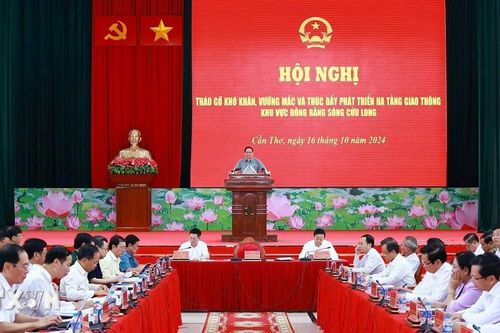 Thủ tướng chủ trì hội nghị thúc đẩy phát triển hạ tầng giao thông khu vực ĐBSCL