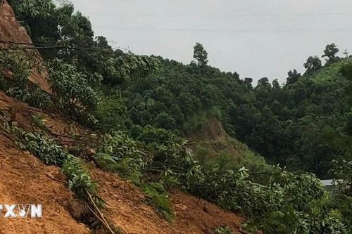 Lai Châu: Mưa lớn gây ngập úng cục bộ, sạt lở đất tại bản Pắc Pạ