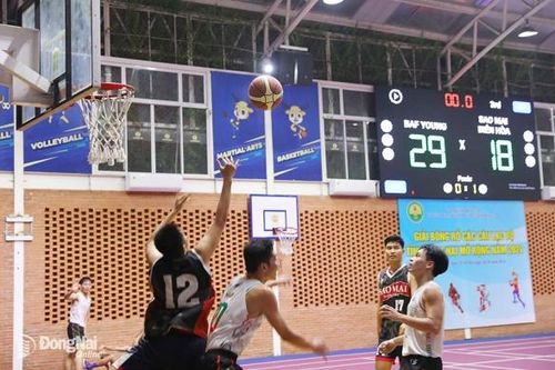 22 đội nam, nữ tham dự Giải bóng rổ các câu lạc bộ tỉnh Đồng Nai mở rộng năm 2024