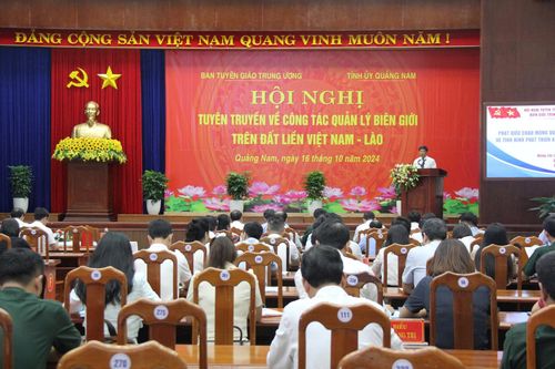 Đẩy mạnh tuyên truyền về công tác quản lý biên giới trên đất liền Việt Nam - Lào