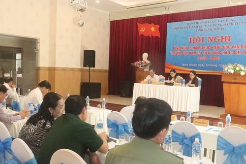 Bình Thuận: Tổng kết 15 năm thực hiện Cuộc vận động 'Người Việt Nam ưu tiên dùng hàng Việt Nam'