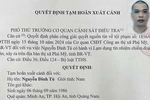 Tạm hoãn xuất cảnh và truy tìm đối tượng mang xe ô tô của nhiều người đi cầm cố
