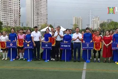 Khai mạc giải bóng đá nữ sinh viên Thủ đô 2024