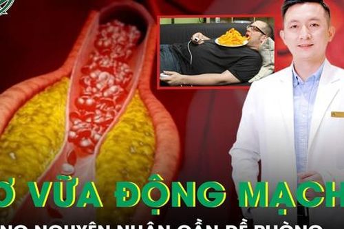 Xơ vữa động mạch: Những nguyên nhân ai cũng cần biết để phòng bệnh