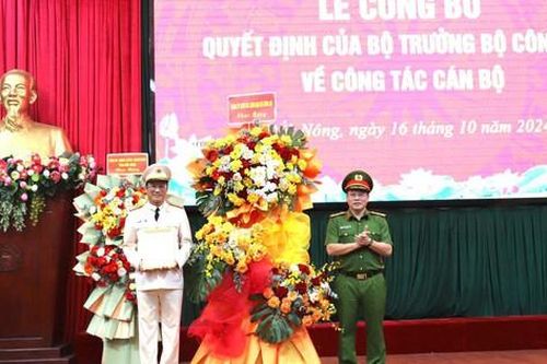 Điều động, bổ nhiệm tân Giám đốc Công an tỉnh