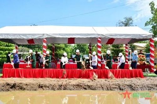 Khởi công xây dựng các doanh trại thuộc Bộ CHQS tỉnh Vĩnh Long