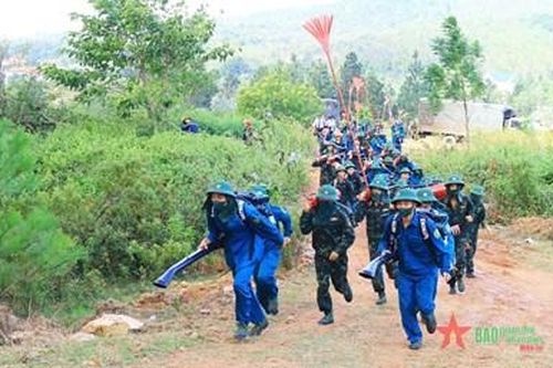 Thành phố Phúc Yên, tỉnh Vĩnh Phúc: Diễn tập phòng thủ dân sự, ứng phó cháy rừng và tìm kiếm cứu nạn