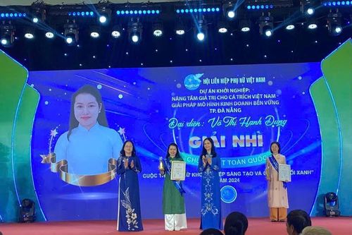 Dự án khởi nghiệp 'Nâng tầm cá trích Việt' đạt Giải Nhì Cuộc thi Phụ nữ khởi nghiệp toàn quốc 2024