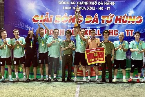 Phòng Hậu cần vô địch giải bóng đá Tứ hùng tranh Cúp Xây dựng Lực lượng - Hậu cần - Trực thuộc