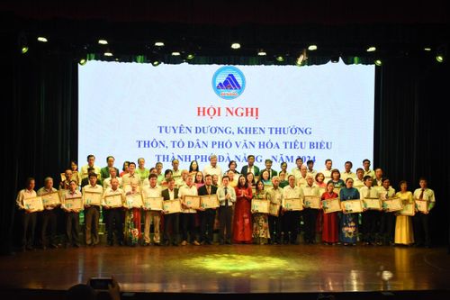 Đà Nẵng tuyên dương 56 thôn/tổ dân phố văn hóa tiêu biểu trong Phong trào 'Toàn dân đoàn kết xây dựng đời sống văn hóa'