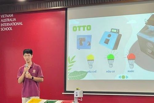 Nhà sáng chế tuổi teen giành học bổng RMIT nhờ robot phân loại rác sử dụng AI
