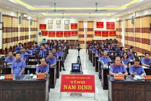 VKSND tỉnh Nam Định tổ chức Hội nghị chuyên đề triển khai các Chỉ thị của Trung ương