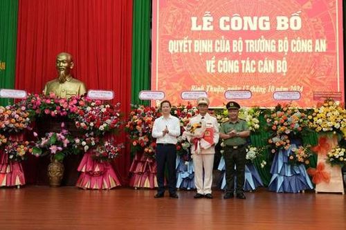 Phó Cục trưởng Cục An ninh chính trị nội bộ giữ chức Phó Giám đốc Công an tỉnh Bình Thuận