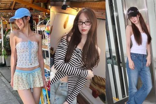 Học lỏm gu thời trang 'trẻ mãi không già' của hot girl số một Thái Lan