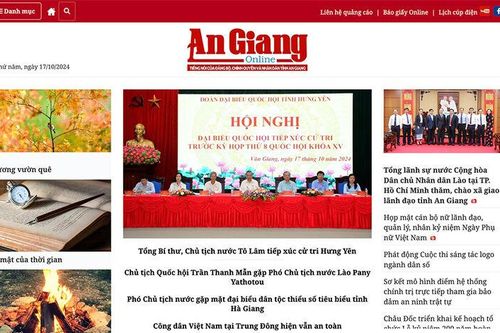 Báo An Giang Online xếp thứ 9 trong 'tốp 10' báo Đảng địa phương có lượt truy cập nhiều nhất