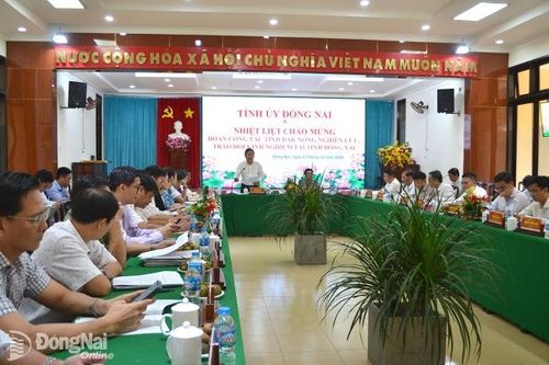 Tỉnh Đắk Nông trao đổi kinh nghiệm công tác tôn giáo và phát triển đảng viên tại Đồng Nai