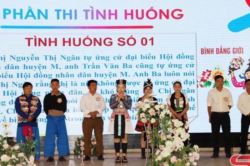 Hội thi 'Tuyên tuyền thực hiện Luật Bình đẳng giới; xây dựng xã hội văn minh, gia đình hạnh phúc' năm 2024