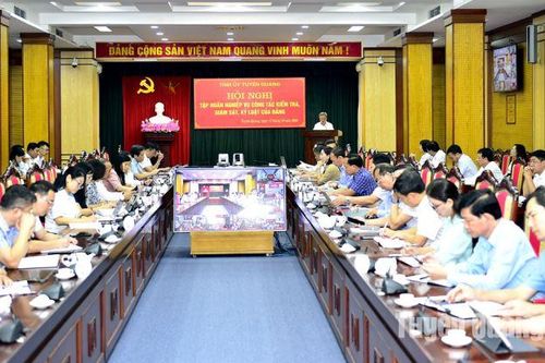 Tập huấn nghiệp vụ công tác kiểm tra, giám sát, kỷ luật của Đảng