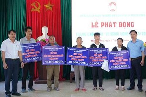 Xây mới và sửa chữa 22 nhà Đại đoàn kết cho hộ nghèo, cận nghèo