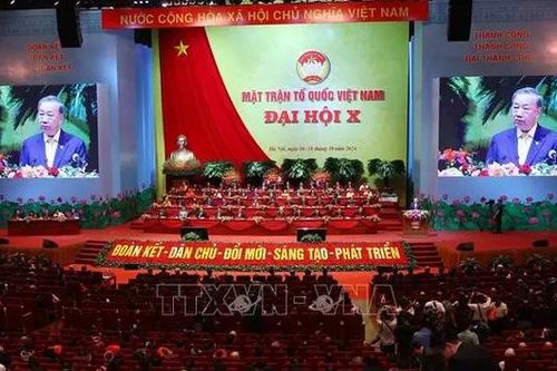Khai mạc Đại hội đại biểu toàn quốc Mặt trận Tổ quốc Việt Nam lần thứ X