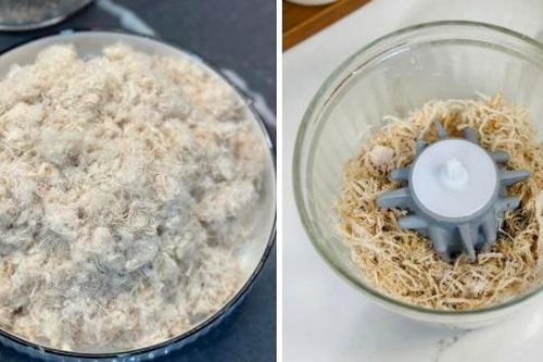 Cách làm chà bông bằng máy xay đơn giản tại nhà