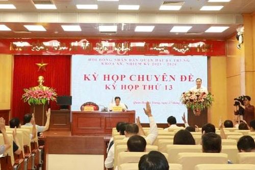 Quận Hai Bà Trưng thông qua 16 nghị quyết về lĩnh vực đầu tư công với nhiều dự án quan trọng