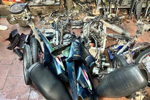 Bóc gỡ đường dây trộm cắp, 'phẫu thuật' xe máy tại Hà Nội rồi tiêu thụ trên toàn quốc