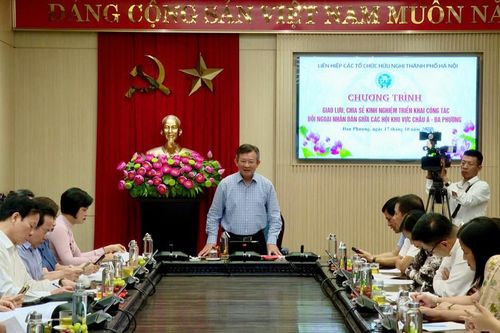 Giao lưu chia sẻ kinh nghiệm triển khai công tác Đối ngoại Nhân dân