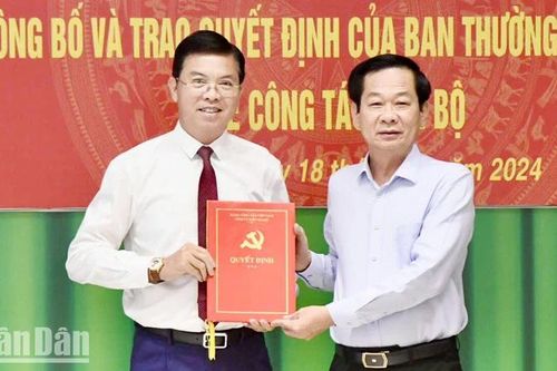 Kiên Giang điều động Phó Chủ tịch Ủy ban nhân dân tỉnh giữ chức Bí thư Thành ủy Hà Tiên