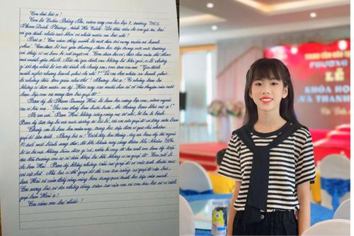 Xúc động nữ sinh lớp 7 viết thư tay xin học bổng cho bạn