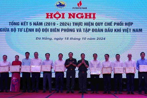 Tổng kết 5 năm thực hiện quy chế phối hợp giữa Bộ Tư lệnh BĐBP và Tập đoàn Dầu khí Việt Nam