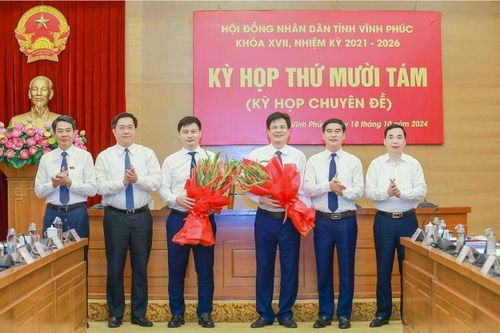 Vĩnh Phúc bầu 1 Phó Chủ tịch HĐND tỉnh và 2 Phó Chủ tịch UBND tỉnh