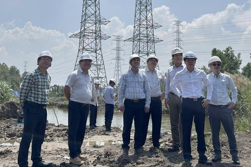 EVNNPT đẩy mạnh thi công dự án đường dây 500kV Nhơn Trạch 4
