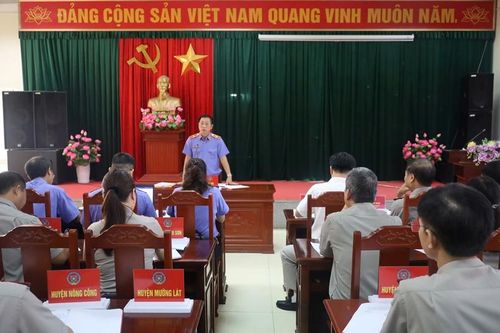 VKSND tối cao kiểm sát trực tiếp tại Cục THADS tỉnh Thanh Hóa