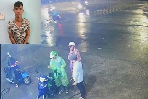 Tên cướp dùng dao uy hiếp, trói khổ chủ vào gốc cây cướp xe máy