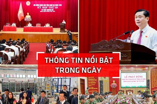 Nghệ An: Thông tin nổi bật ngày 18/10