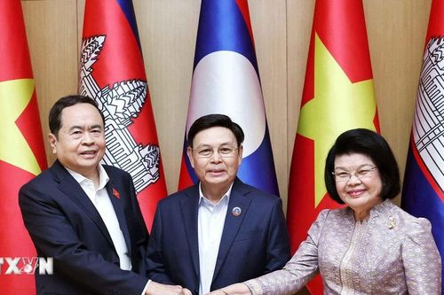 Quốc hội Việt Nam-Lào-Campuchia tiếp tục ủng hộ lẫn nhau tại quốc tế và khu vực