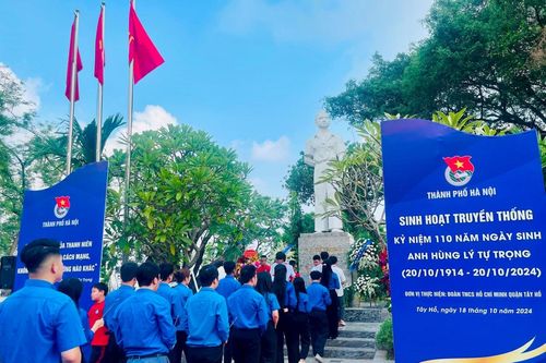 Tuổi trẻ Thủ đô sinh hoạt truyền thống kỷ niệm 110 năm Ngày sinh Anh hùng Lý Tự Trọng