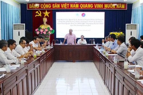 Đoàn công tác Bộ Y tế khảo sát thực tế phát triển y dược cổ truyền