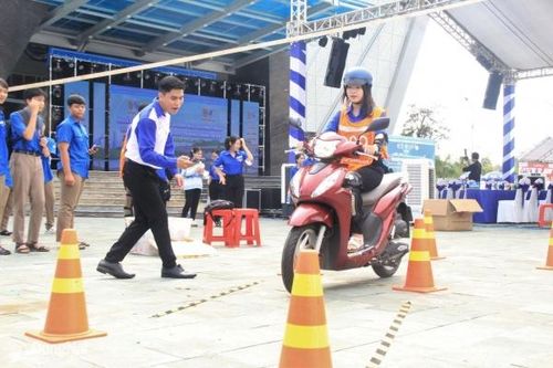Gần 500 đoàn viên, thanh niên huyện Trảng Bom được trang bị kiến thức, kỹ năng tham gia giao thông an toàn