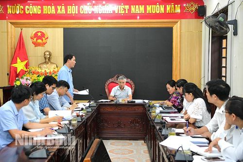 Đoàn giám sát của HĐND tỉnh làm việc tại huyện Yên Khánh