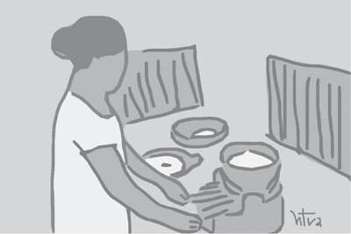 Nhớ gác bếp của ngoại