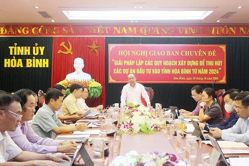 Hòa Bình: Tìm giải pháp thu hút các dự án đầu tư