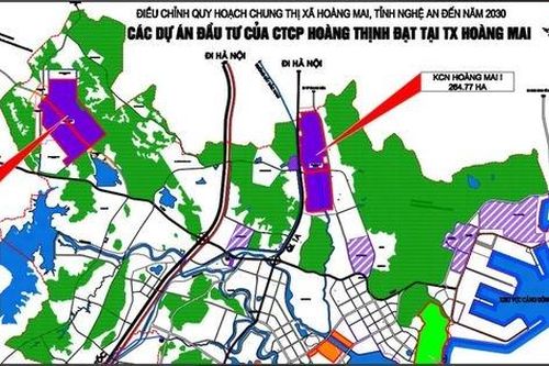 Nghệ An thu hồi hơn 48.000 m2 đã cấp cho doanh nghiệp tại Khu công nghiệp Hoàng Mai 2